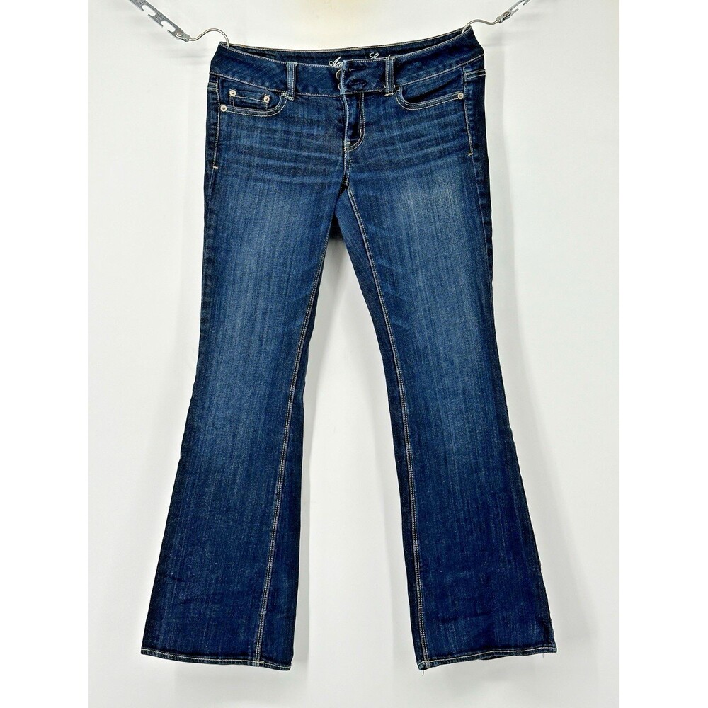 American Eagle Outfitters Vintage Women's Low Rise Flare Jeans Size 4 strethy